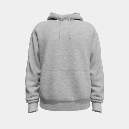 Fleece sweatshirt made from RyderTex knitted fabric, product cutout on a neutral background.
