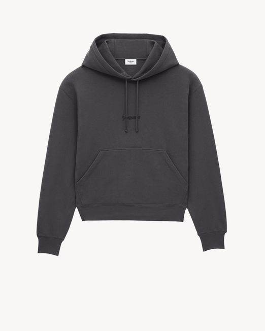 Hoodie made from RyderTex knitted fabric, product cutout on a neutral background.